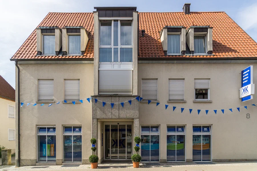 Firmengebäude der K&K Software AG in der Bürgermeister-Weigand-Straße 8 in Gerolzhofen